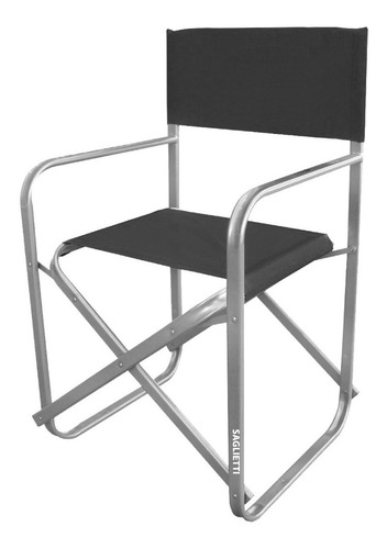 Imagen 1 de 9 de Sillon Director Plegable Hierro Oval Super Reforzado 150 Kg