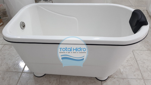 Ofurô Vitoriano 1.30 Compacto! Com Vál. Fundo + Travesseiro Branco