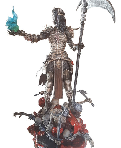 Estátua Necromancer Diablo 4 Action Figure 36 Cm Com Pintura