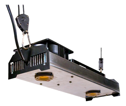 Pack 2 Soportes De Hierro Para Disipador Aluminio Lux Led Cob Negro