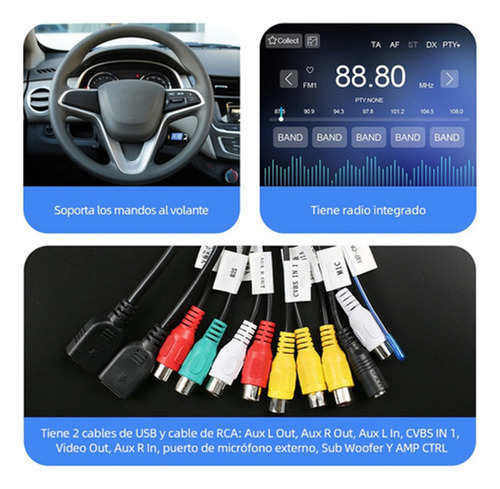 Estéreo 4+64g 4k Para Chevrolet Aveo 2018-2022 Wifi6 Rds Gps