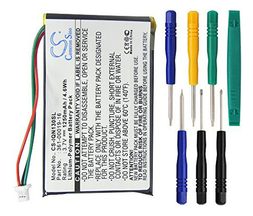 Batería De 1250 Mah Para Garmin Nuvi 1300, Nuvi 1340t Pro, N