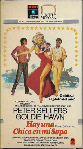 Hay Una Chica En Mi Sopa Vhs Peter Sellers Goldie Hawn