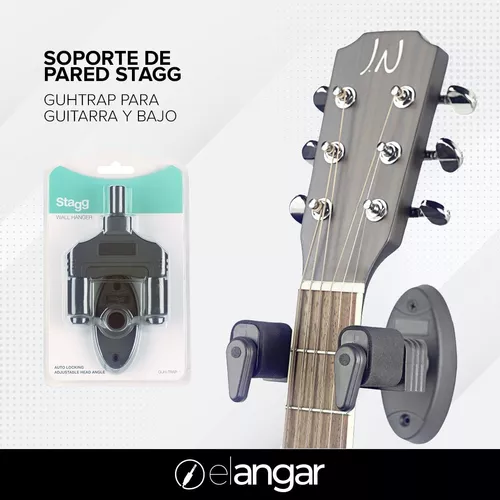 Soporte De Pared Stagg Guh-trap Para Guitarra Bajo Con Traba