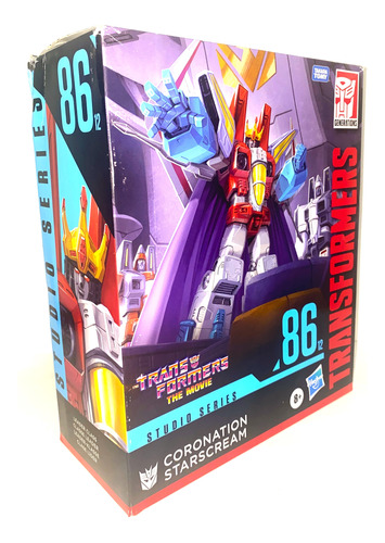 Starscream - Transformers Studio Series 86 - Detalle Caja