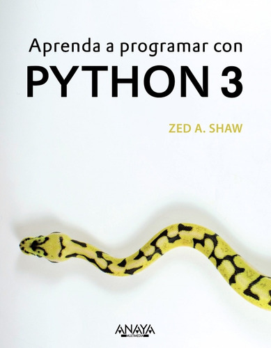 Libro Aprenda A Programar Con Python 3 - Shaw, Zed A.