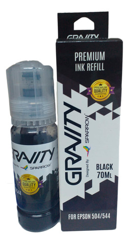 Botella Gravity Para Epson 504 Y 544 Negro