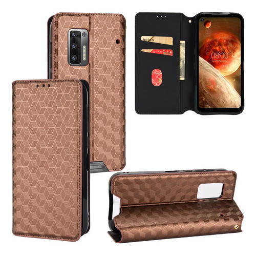 Caso Para Doogee S97 Pro Cartera Pu Cuero Magnético 3d