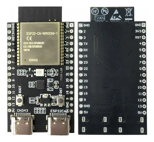 Esp32 C6 Devkitc-1 Wifi6 Bt5 Zigbee Thread Module
