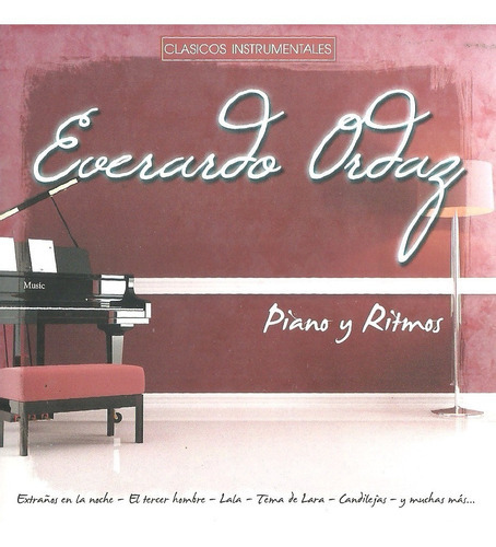 Everardo Ordaz Piano Y Ritmos | Cd Música Nueva