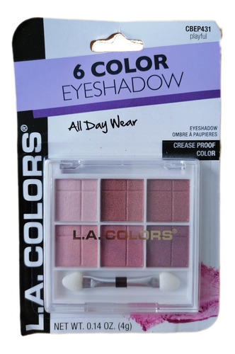 L.a. Colors 6 Color Eyeshadow - g a $857