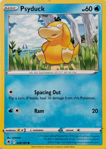 Pokémon Tcg 028/189 Psyduck