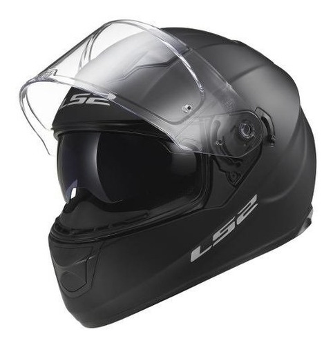 Casco Moto Ls2 Integral 320 Evo Negro Brillo Doble Visor 999