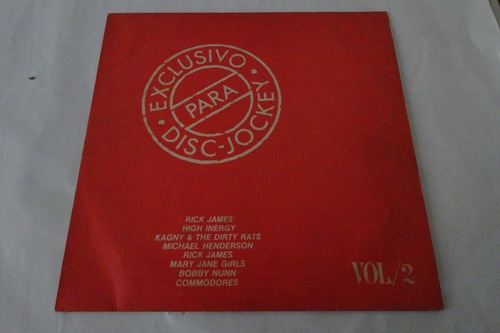 Rick James, Commodores -exclusivo Disc Jockey Vol 2 Vinilo  