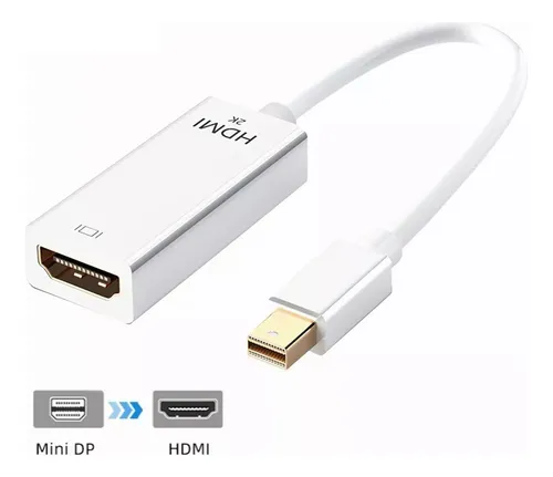 Adaptador Mini Displayport/ Thunderbolt a HDMI Steren 506-410 Color Blanco