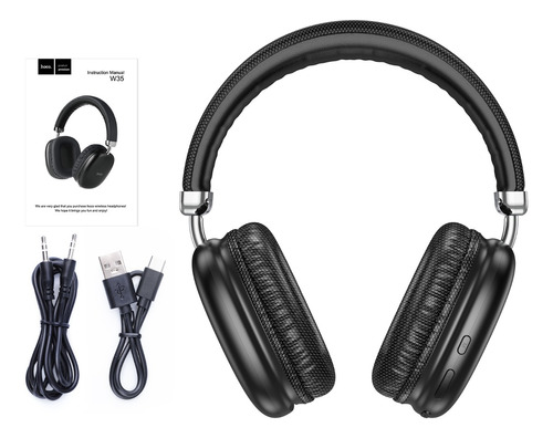 Auriculares Inalámbricos Bluetooth Hoco Estéreo W35 Black