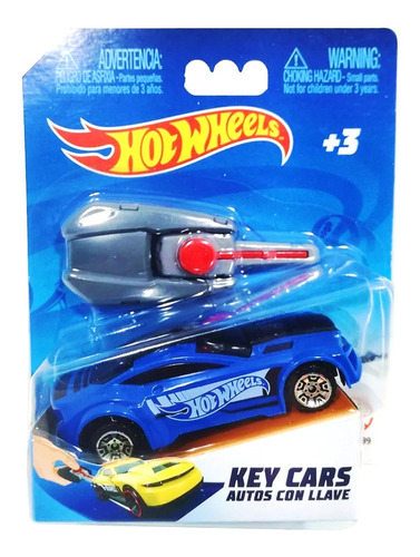 Hot Wheels Auto Key Car Con Llave Lanzadora Mundo Pre Hw9999