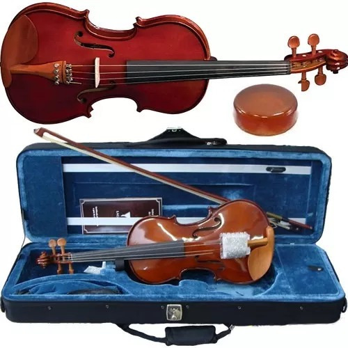 Violino Eagle 4/4 Envernizado + Case Luxo Ve441 Envio 24h