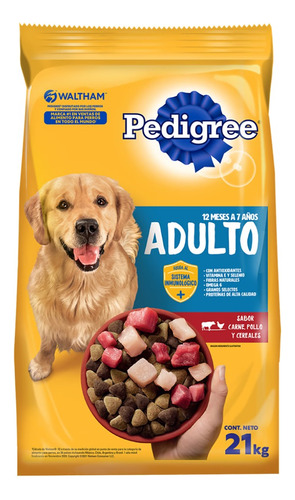 Pedigree Adulto Carne Y Pollo 21 Kg