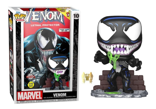 Funko Pop Comic Cover  Venom Glow Exclusivo