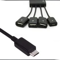 Comprar Micro Usb Host Otg Conector Jimat 4 1 Adaptador Cable Hub S4