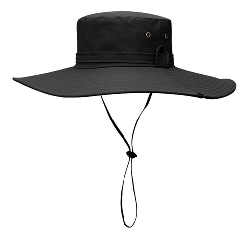 Sombrero De Ala Ancha Con Correa Ajustable, Gorras De Pesca