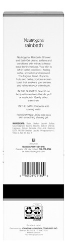 Gel De Baño Neutrogena Rainbath Refreshing, 946 Ml, Aroma Or