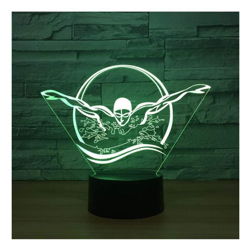 Luz Nocturna Creativa 3d Hpbn8 Ltd, Interruptor Táctil Usb,