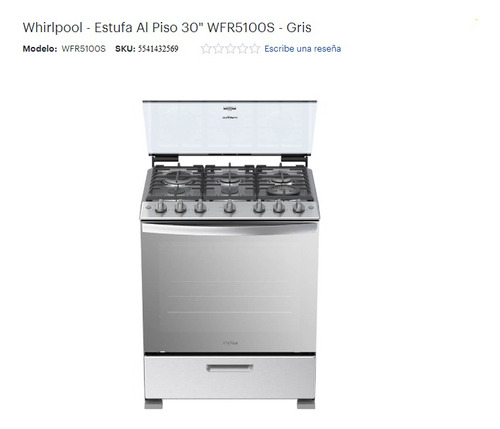 Estufa Whirlpool 30 Pulgadas En Caja Original (Usado)