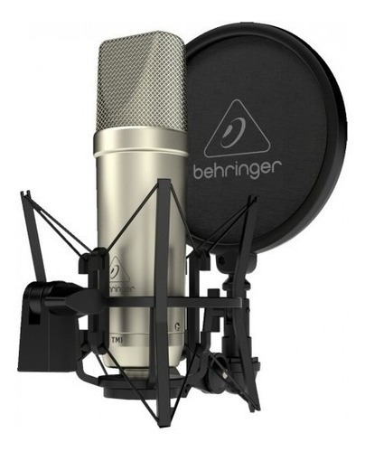Behringer Tm-1 Micrófono De Condensador Tm1 Profesional Color Plateado