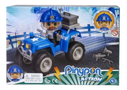 Pinypon Action Policia Con Cuatriciclo -caffaro- Art. 15582