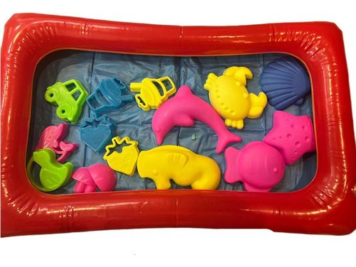 Piscina Inflable Para Arena Magica 39x24cm Juego Niños