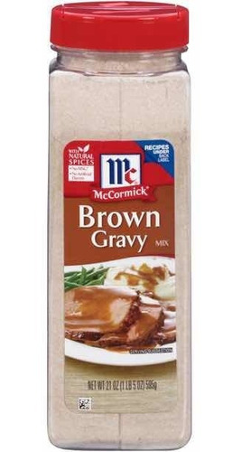 Aderezo Brown Gravy Mix Para Pure De Papa 595g Importado