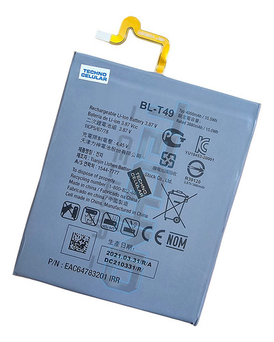 Bate Para Lg K41s K51s K60s K61 K61s Bl-t49 100% Original
