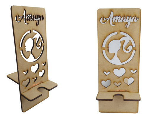 Porta Celular Barbi Corte Mdf 3 Mm 50 Pzas