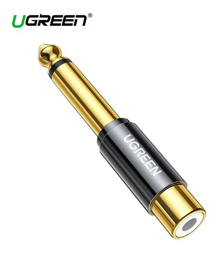 Conversor Audio Ts Mono 6.35mm Rca Macho/hembra Nano Dj