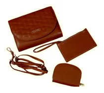 Comprar Set Morral, Muñequera Y Monedero Mujer - 3 Piezas Elegante