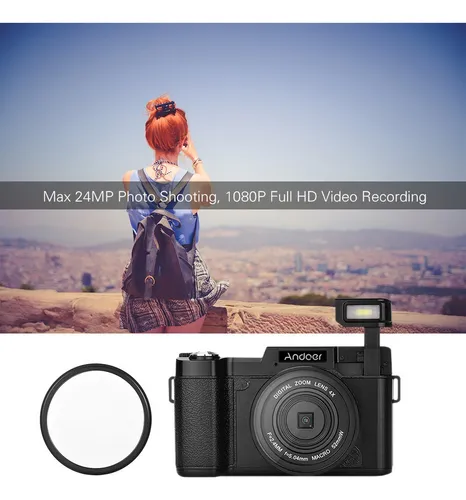 Bbb Andoer R1 1080p 15fps Full Hd 24mp Cámara Digital Cam