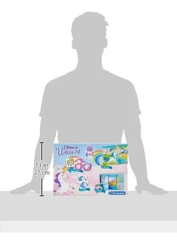 Clementoni Edukit Unicornio 4 En 1, 18035, Multicolor.
