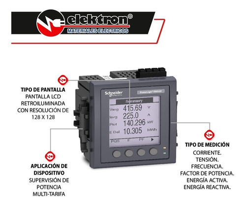 Imagen 3 de 4 de Medidor De Energía Pm5560 Schneider