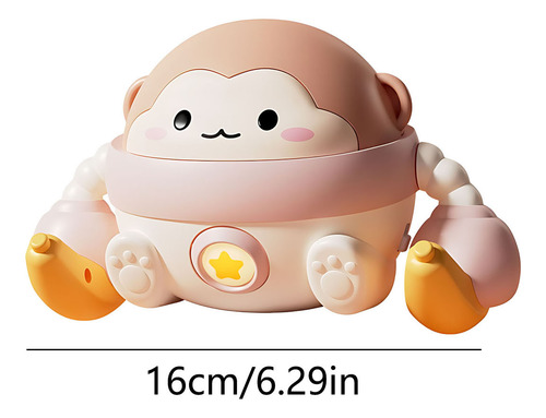 Banana Tumbling Monkey Light Music Para Niños Baby Head U