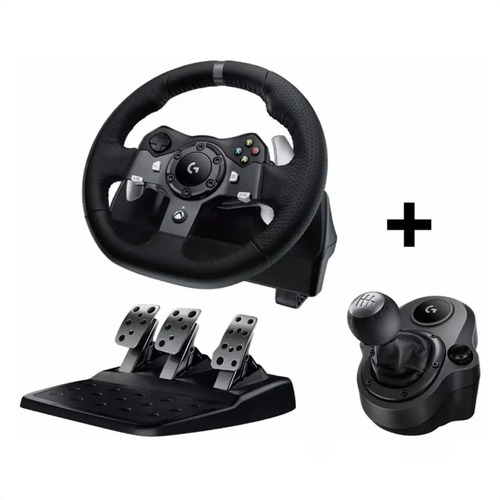 Imagen 1 de 9 de Timón Logitech G920 Para Pc / Xbox X|s One + Palanca Cambios