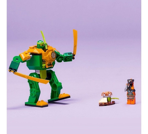 Imagem 9 de 10 de Lego Ninjago Robô Ninja Do Lloyd 57 Pç 2 Minifiguras - 71757