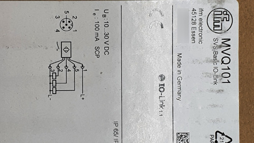 Sensor De Posición Para Valvulas I-o Link Power Industrial