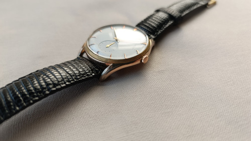 Reloj Longines Jumbo Calatrava 6417. Oro 40 Microns. 1959 Negro Dorado Blanco (Usado)