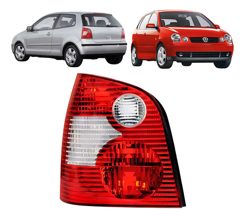 Kit Lanternas Vw Polo 2003-2004-2005-2006 Hatch