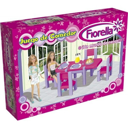 Juego Comedor Para Muñecas En Caja