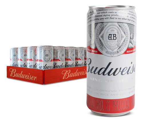 Six Pack Cerveza Budweiser Lata