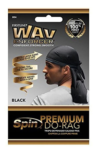 Wavenforcer Premium Do-rag Colas Largas