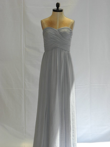 Vestido De Fiesta Largo Strapless Ralph Lauren Gris Talla 6 | Envío gratis Vestido De Fiesta Largo Strapless Ralph Lauren Gris Talla 6 | Envío gratis